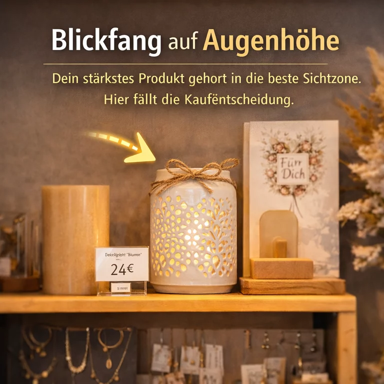 Blickfang auf Augenhöhe