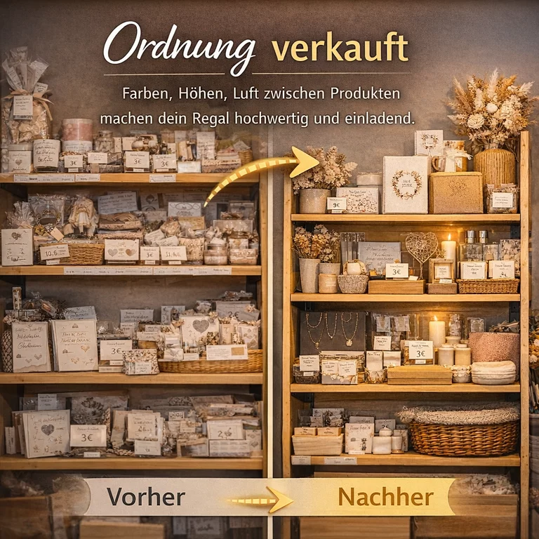 Ordnung verkauft – vorher nachher